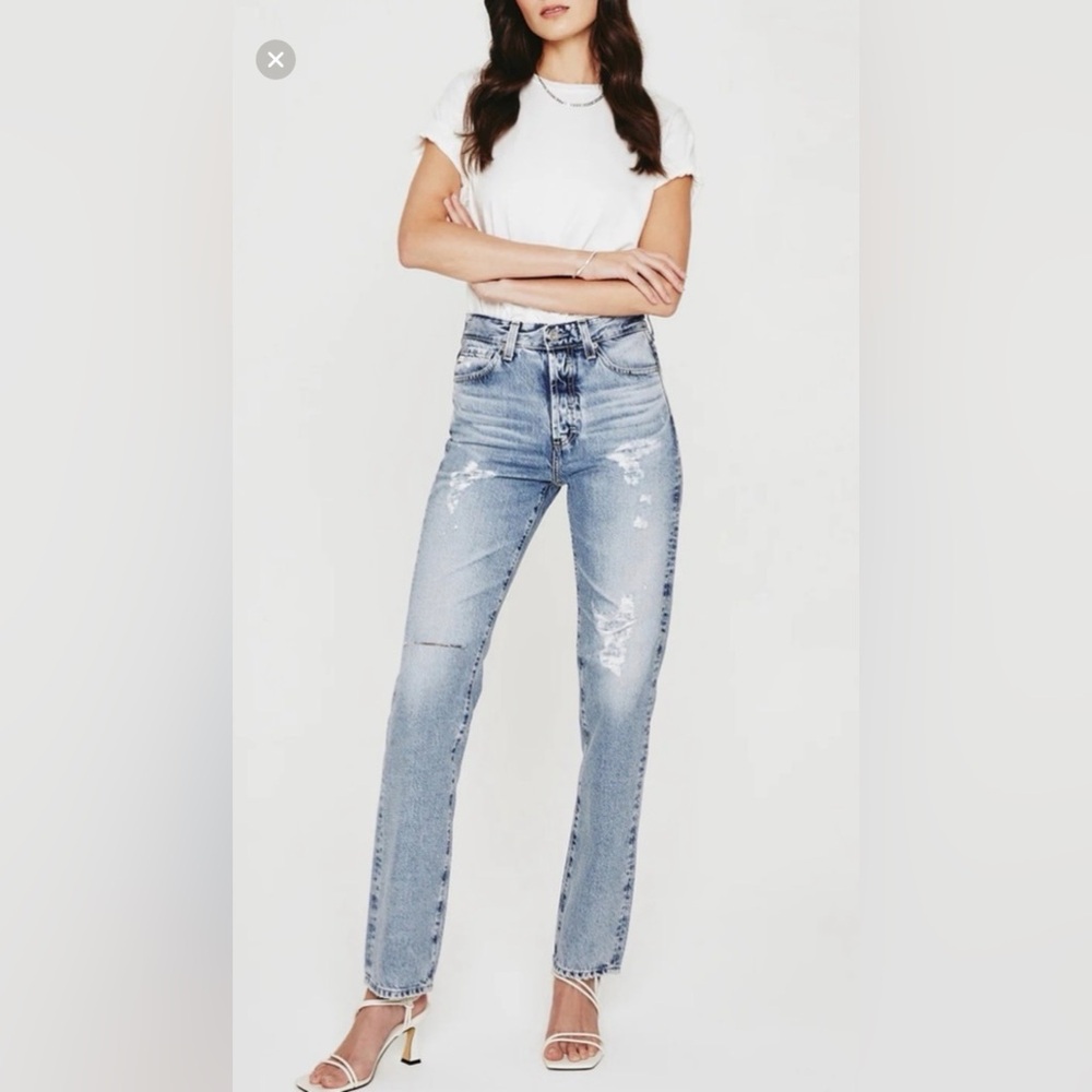 AG Alexxis VP Breeze High-Rise Vintage Straight Jeans